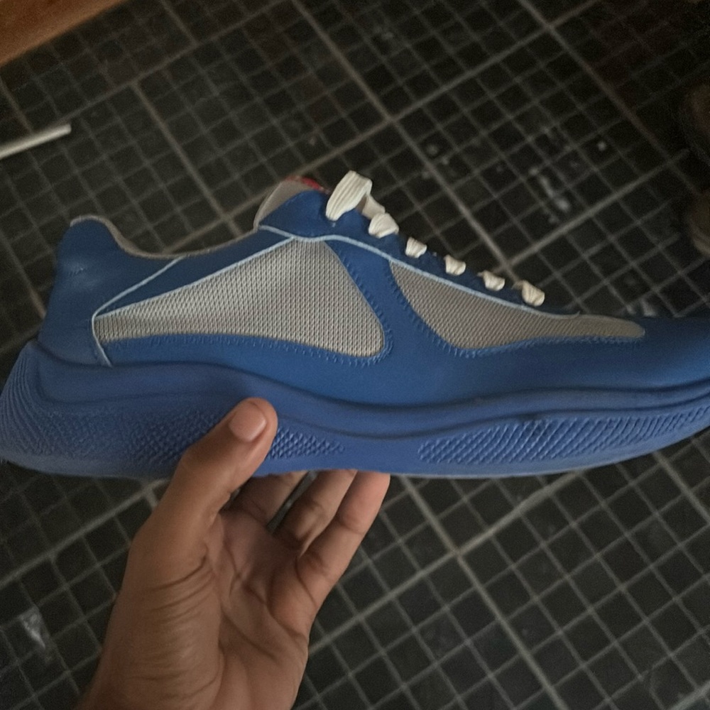 Prada America’s cup soft rubber and bike fabric sneakers